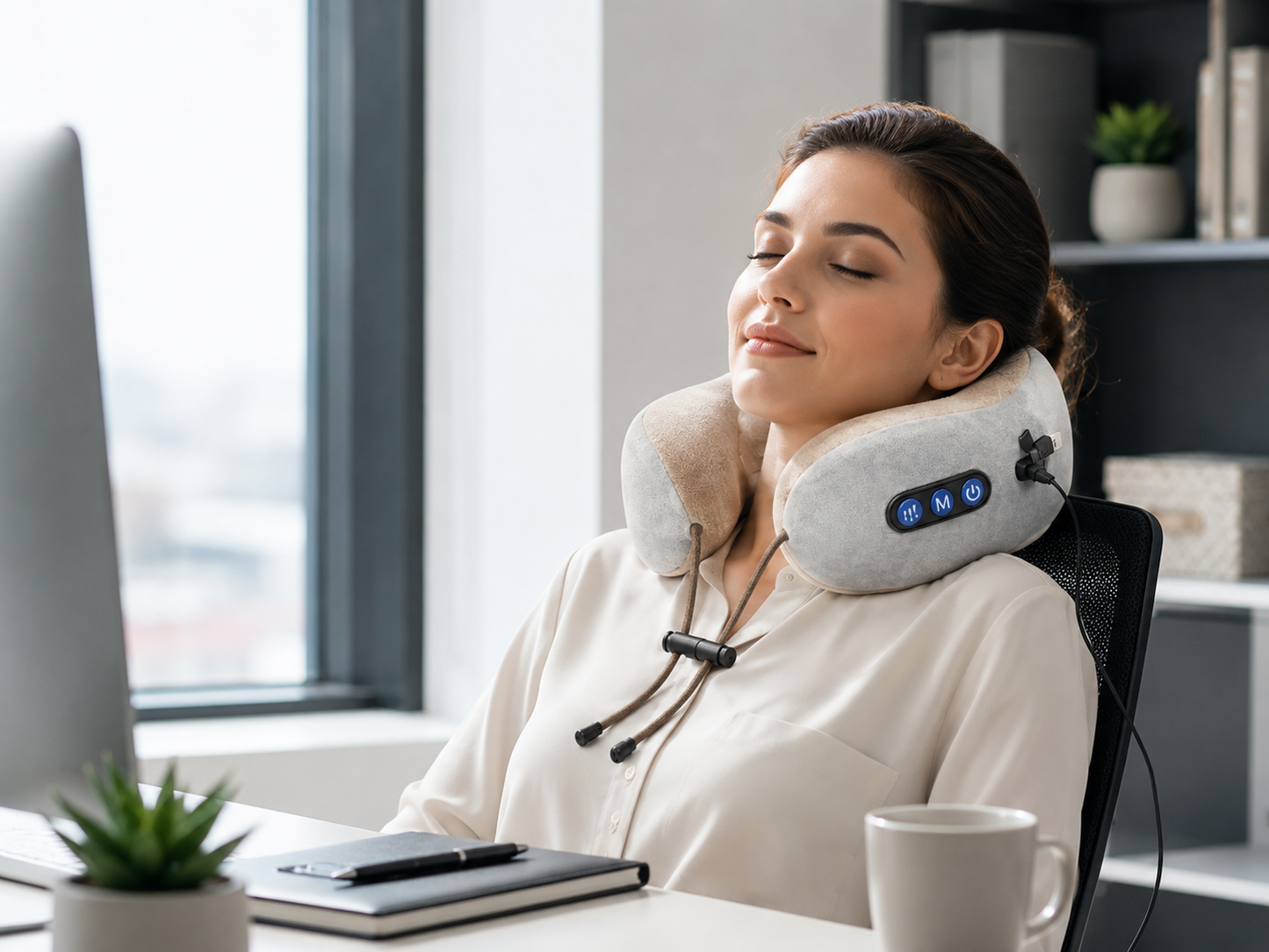 C - COJIN Almohada Cervical Vibratoria